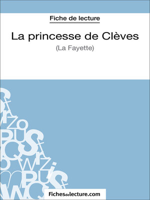 cover image of La princesse de Clèves de Madame de La Fayette (Fiche de lecture)